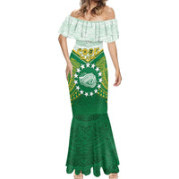 Personalised Cook Islands Ra o te Ui Ariki Mermaid Dress Polynesian Pattern LT05 - Polynesian Pride