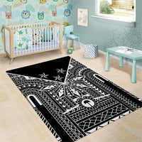 Black Philippines Sun Star Area Rug Igorot Tribal Inspiration LT05 - Polynesian Pride