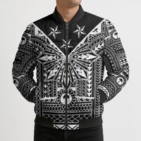 Black Philippines Sun Star Bomber Puffer Jacket Igorot Tribal Inspiration LT05 - Polynesian Pride