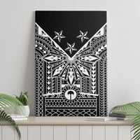 Black Philippines Sun Star Canvas Wall Art Igorot Tribal Inspiration LT05 - Polynesian Pride