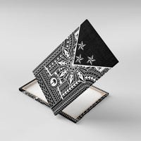 Black Philippines Sun Star Canvas Wall Art Igorot Tribal Inspiration LT05 With Frame Black - Polynesian Pride