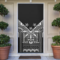 Black Philippines Sun Star Door Cover Igorot Tribal Inspiration LT05 Black - Polynesian Pride