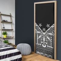 Black Philippines Sun Star Door Cover Igorot Tribal Inspiration LT05 - Polynesian Pride