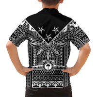 Black Philippines Sun Star Family Matching Summer Maxi Dress and Hawaiian Shirt Igorot Tribal Inspiration