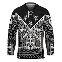 Black Philippines Sun Star Hockey Jersey Igorot Tribal Inspiration LT05 Unisex Black - Polynesian Pride