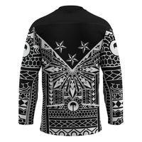 Black Philippines Sun Star Hockey Jersey Igorot Tribal Inspiration LT05 - Polynesian Pride