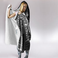 Black Philippines Sun Star Hooded Blanket Igorot Tribal Inspiration LT05 - Polynesian Pride