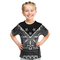 Black Philippines Sun Star Kid T Shirt Igorot Tribal Inspiration LT05 Black - Polynesian Pride