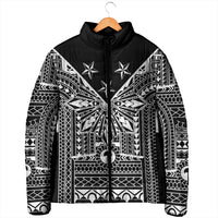 Black Philippines Sun Star Padded Jacket Igorot Tribal Inspiration LT05 - Polynesian Pride