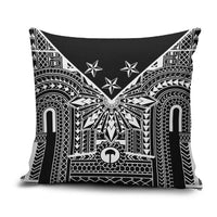 Black Philippines Sun Star Pillow Cover Igorot Tribal Inspiration LT05 Black - Polynesian Pride
