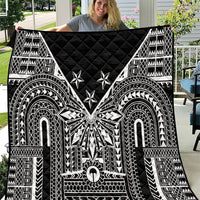 Black Philippines Sun Star Quilt Igorot Tribal Inspiration LT05 Black - Polynesian Pride