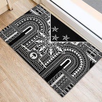Black Philippines Sun Star Rubber Doormat Igorot Tribal Inspiration LT05 - Polynesian Pride