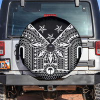 Black Philippines Sun Star Spare Tire Cover Igorot Tribal Inspiration LT05 Black - Polynesian Pride
