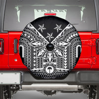 Black Philippines Sun Star Spare Tire Cover Igorot Tribal Inspiration LT05 - Polynesian Pride