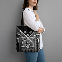 Black Philippines Sun Star Tote Bag Igorot Tribal Inspiration LT05 - Polynesian Pride