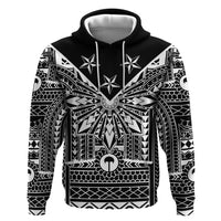 Black Philippines Sun Star Zip Hoodie Igorot Tribal Inspiration LT05 Pullover Hoodie Black - Polynesian Pride