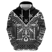 Black Philippines Sun Star Zip Hoodie Igorot Tribal Inspiration LT05 - Polynesian Pride