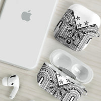 White Philippines Sun Star AirPods Case Igorot Tribal Inspiration LT05 - Polynesian Pride