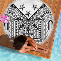White Philippines Sun Star Beach Blanket Igorot Tribal Inspiration LT05 - Polynesian Pride
