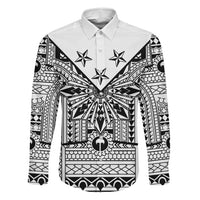 White Philippines Sun Star Family Matching Off Shoulder Short Dress and Hawaiian Shirt Igorot Tribal Inspiration