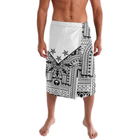 White Philippines Sun Star Lavalava Igorot Tribal Inspiration LT05 White - Polynesian Pride