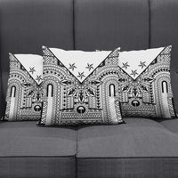 White Philippines Sun Star Pillow Cover Igorot Tribal Inspiration LT05 - Polynesian Pride