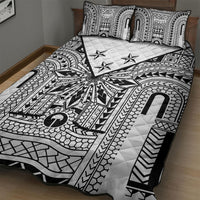 White Philippines Sun Star Quilt Bed Set Igorot Tribal Inspiration LT05 - Polynesian Pride