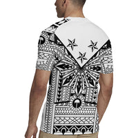 White Philippines Sun Star Rugby Jersey Igorot Tribal Inspiration LT05 - Polynesian Pride