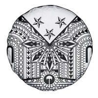 White Philippines Sun Star Spare Tire Cover Igorot Tribal Inspiration LT05 - Polynesian Pride