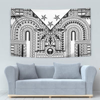 White Philippines Sun Star Tapestry Igorot Tribal Inspiration LT05 - Polynesian Pride