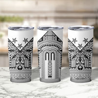 White Philippines Sun Star Tumbler Cup Igorot Tribal Inspiration LT05 - Polynesian Pride