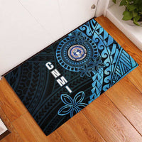 Northern Mariana Islands 78th Liberation Day Rubber Doormat LT05 - Polynesian Pride