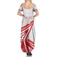 Custom Tonga Rugby 2024 Pacific Summer Maxi Dress Go Ikale Tahi LT05 - Polynesian Pride