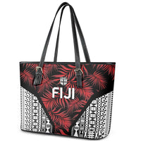 Flying Fijians Rugby 2024 Pacific Leather Tote Bag Go Fiji