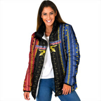 Personalised Philippines Filipinos Padded Jacket Igorot Tribal Inspiration Pattern Style