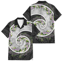 Piko Hawaii Family Matching Puletasi and Hawaiian Shirt Polynesian Pattern With Maile Pikake Honohono Lei
