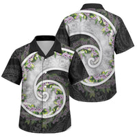 Piko Hawaii Family Matching Puletasi and Hawaiian Shirt Polynesian Pattern With Maile Pikake Honohono Lei
