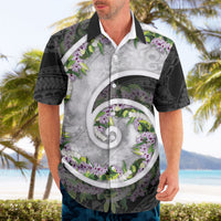 Piko Hawaii Hawaiian Shirt Polynesian Pattern With Maile Pikake Honohono Lei