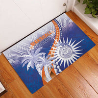 Marshall Islands Manit Day Rubber Doormat Polynesian Tribal Tattoo Tropical Style