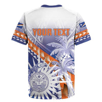 Personalised Marshall Islands Manit Day Rugby Jersey Polynesian Tribal Tattoo Tropical Style