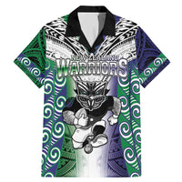 Custom New Zealand Warrior Family Matching Mermaid Dress and Hawaiian Shirt Maori Tribal Pattern