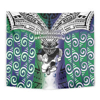 New Zealand Warrior Tapestry Maori Tribal Pattern