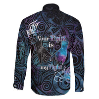 Suicide Awareness Family Matching Puletasi and Hawaiian Shirt You Are Not Alone LT05 - Polynesian Pride