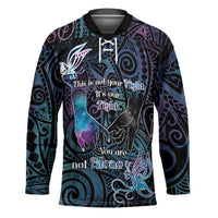 Suicide Awareness Hockey Jersey You Are Not Alone LT05 Unisex Black - Polynesian Pride