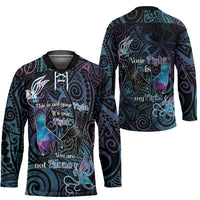 Suicide Awareness Hockey Jersey You Are Not Alone LT05 - Polynesian Pride