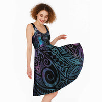 Suicide Awareness Midi Dress You Are Not Alone - Polynesian Pride