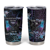 Suicide Awareness Tumbler Cup You Are Not Alone - Polynesian Pride