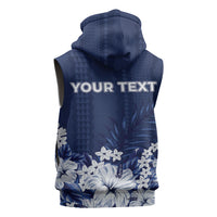 Personalized Utah State Sleeveless Hoodie Polynesian Style LT05 - Polynesian Pride