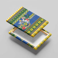 Solomon Islands Christmas Canvas Wall Art Coat Of Arms Merry Xmas LT05 - Polynesian Pride