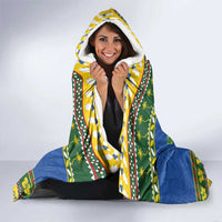 Solomon Islands Christmas Hooded Blanket Coat Of Arms Merry Xmas LT05 - Polynesian Pride